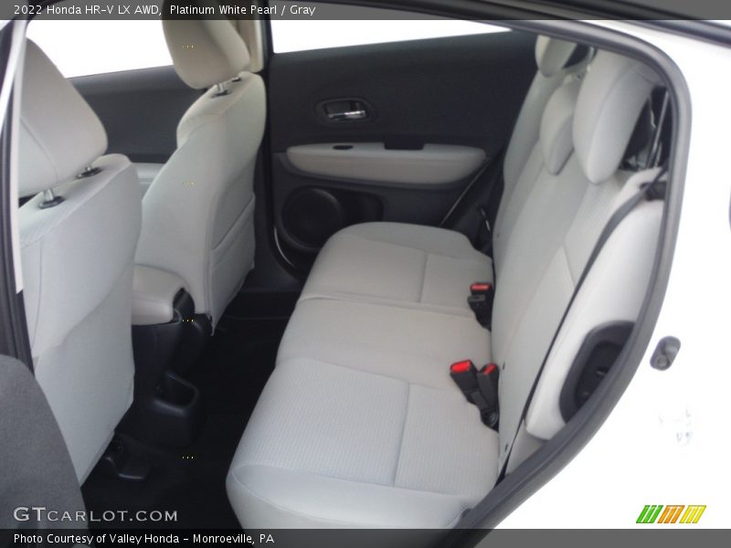 Platinum White Pearl / Gray 2022 Honda HR-V LX AWD