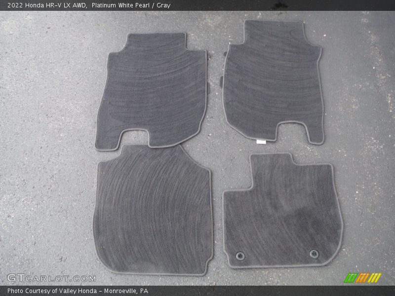 Platinum White Pearl / Gray 2022 Honda HR-V LX AWD