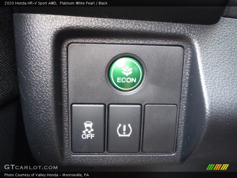 Platinum White Pearl / Black 2020 Honda HR-V Sport AWD