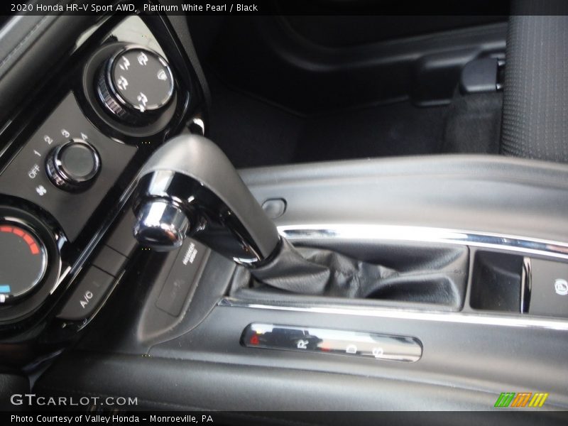 Platinum White Pearl / Black 2020 Honda HR-V Sport AWD