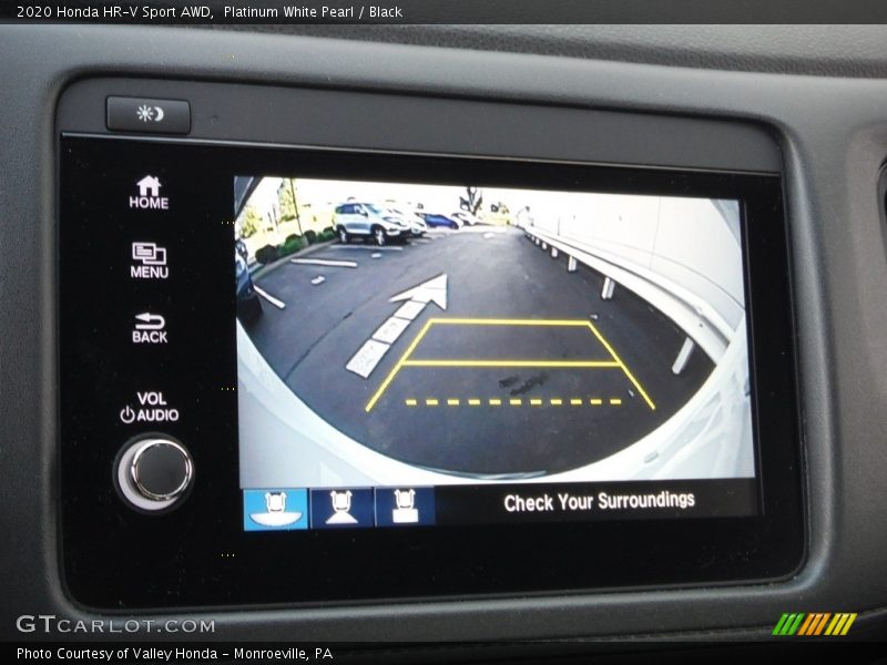 Platinum White Pearl / Black 2020 Honda HR-V Sport AWD