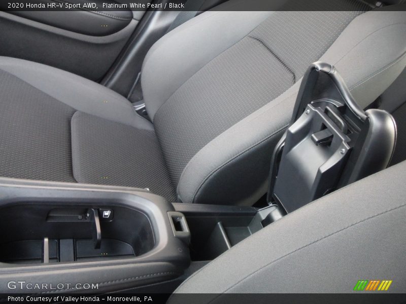 Platinum White Pearl / Black 2020 Honda HR-V Sport AWD
