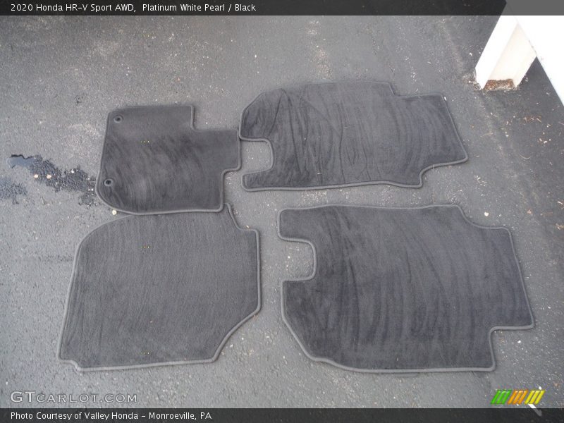 Platinum White Pearl / Black 2020 Honda HR-V Sport AWD
