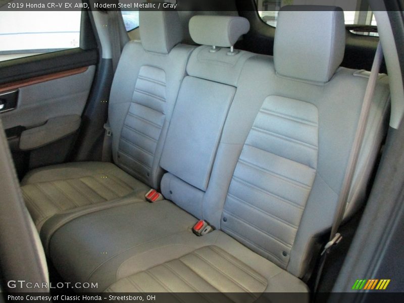 Modern Steel Metallic / Gray 2019 Honda CR-V EX AWD