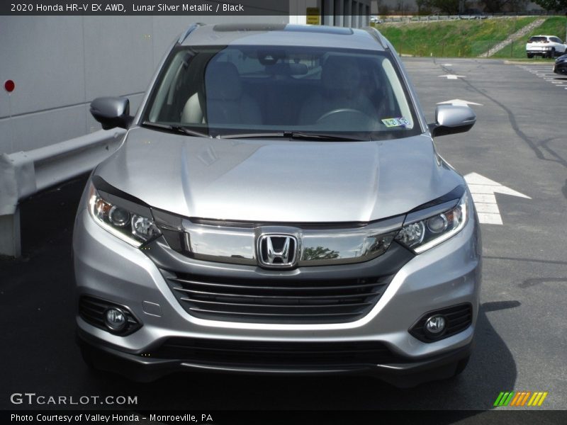 Lunar Silver Metallic / Black 2020 Honda HR-V EX AWD