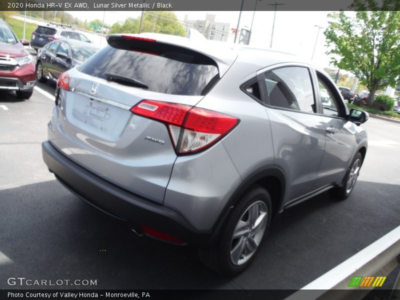 Lunar Silver Metallic / Black 2020 Honda HR-V EX AWD