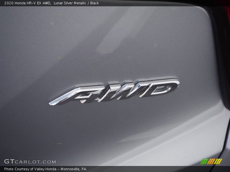 Lunar Silver Metallic / Black 2020 Honda HR-V EX AWD