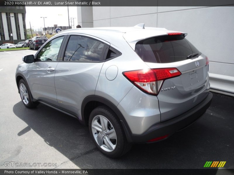 Lunar Silver Metallic / Black 2020 Honda HR-V EX AWD