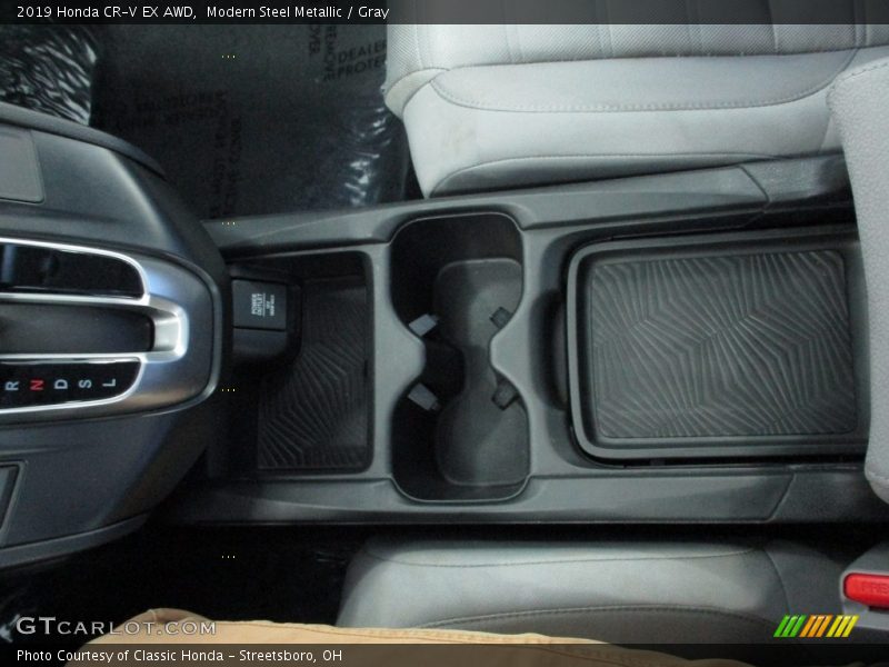 Modern Steel Metallic / Gray 2019 Honda CR-V EX AWD