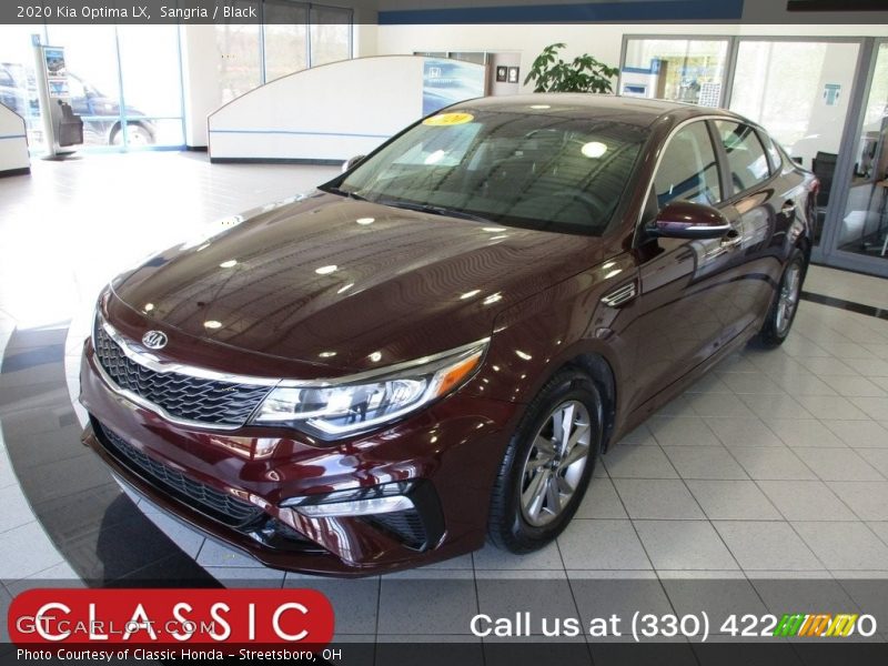 Sangria / Black 2020 Kia Optima LX