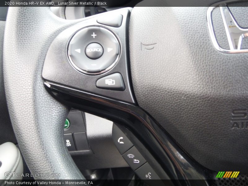 Lunar Silver Metallic / Black 2020 Honda HR-V EX AWD