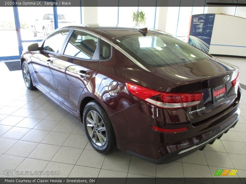 Sangria / Black 2020 Kia Optima LX