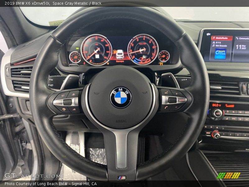 Space Gray Metallic / Black 2019 BMW X6 xDrive50i