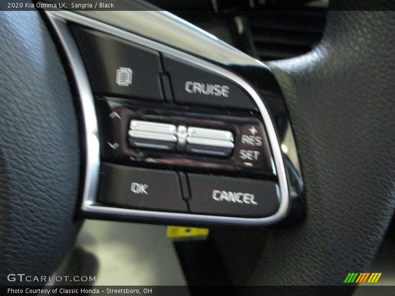 Sangria / Black 2020 Kia Optima LX