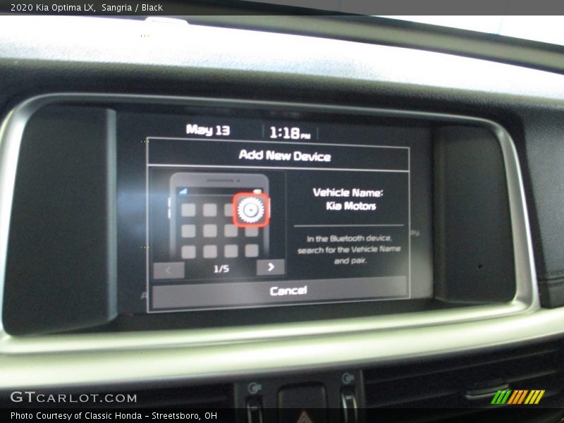 Sangria / Black 2020 Kia Optima LX