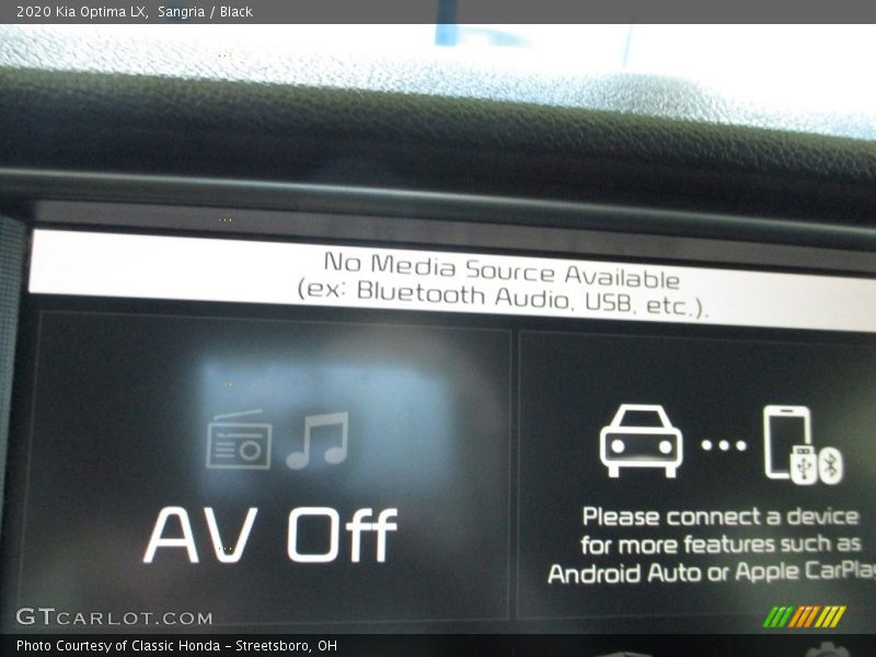 Sangria / Black 2020 Kia Optima LX