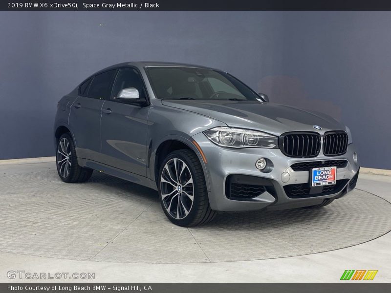 Space Gray Metallic / Black 2019 BMW X6 xDrive50i