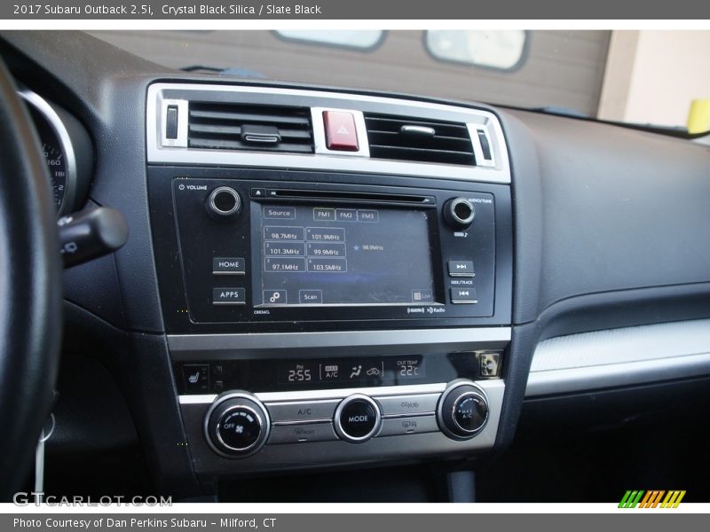 Controls of 2017 Outback 2.5i