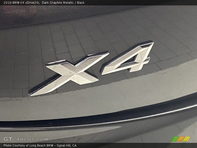 Dark Graphite Metallic / Black 2019 BMW X4 xDrive30i