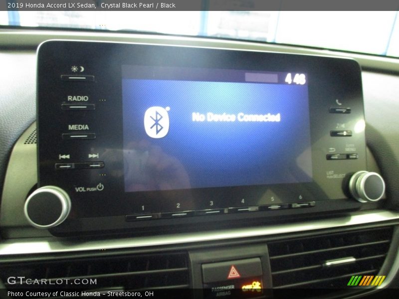 Crystal Black Pearl / Black 2019 Honda Accord LX Sedan