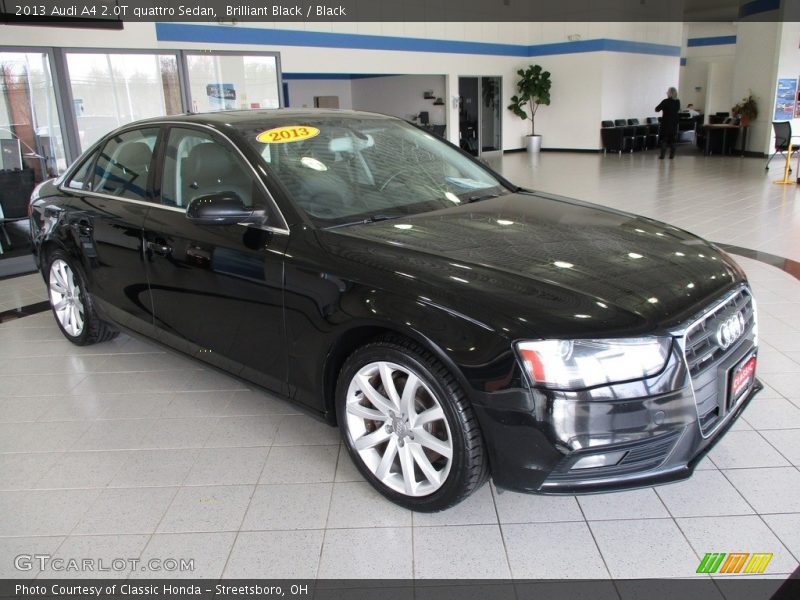 Brilliant Black / Black 2013 Audi A4 2.0T quattro Sedan