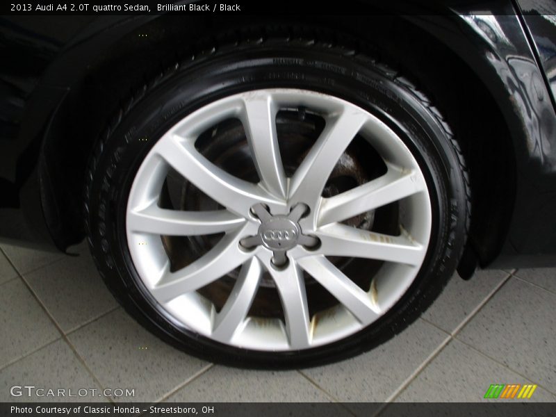Brilliant Black / Black 2013 Audi A4 2.0T quattro Sedan