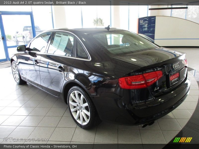 Brilliant Black / Black 2013 Audi A4 2.0T quattro Sedan