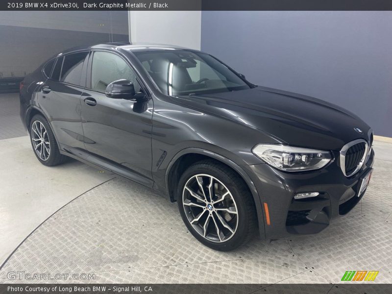 Dark Graphite Metallic / Black 2019 BMW X4 xDrive30i