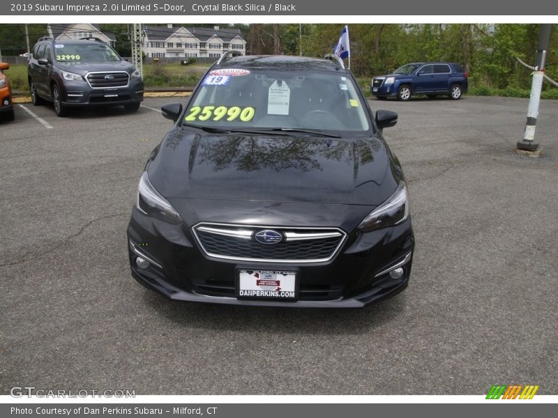 Crystal Black Silica / Black 2019 Subaru Impreza 2.0i Limited 5-Door