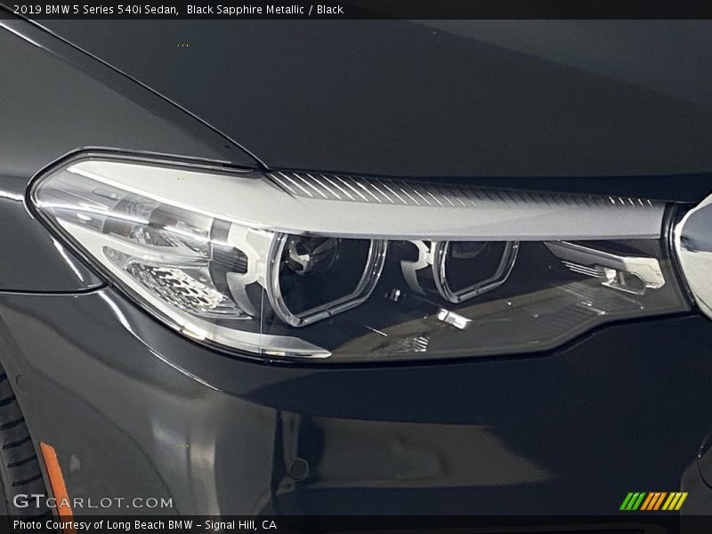 Black Sapphire Metallic / Black 2019 BMW 5 Series 540i Sedan