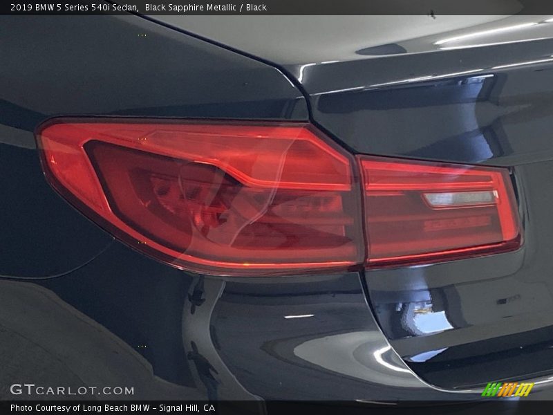 Black Sapphire Metallic / Black 2019 BMW 5 Series 540i Sedan