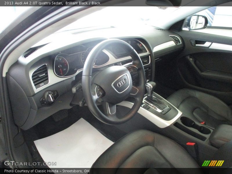 Brilliant Black / Black 2013 Audi A4 2.0T quattro Sedan