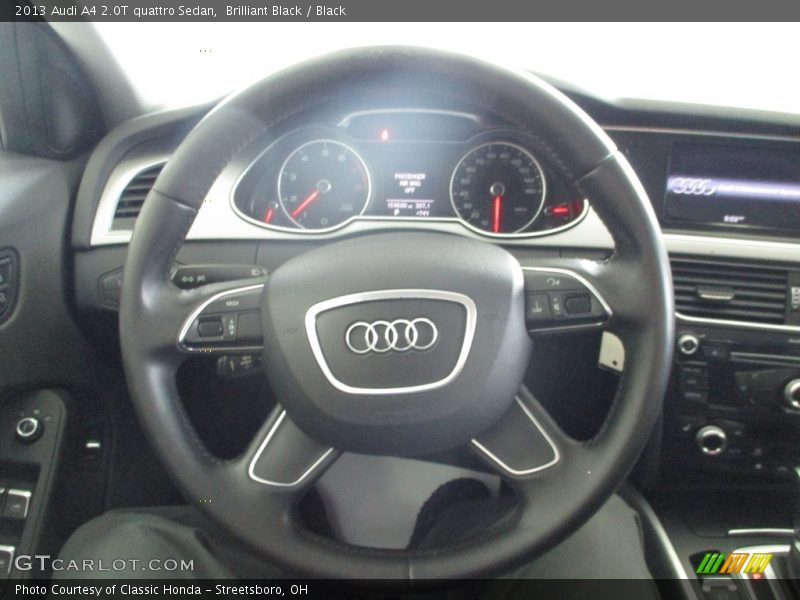 Brilliant Black / Black 2013 Audi A4 2.0T quattro Sedan