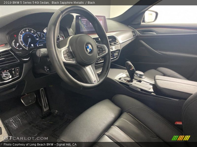 Black Sapphire Metallic / Black 2019 BMW 5 Series 540i Sedan