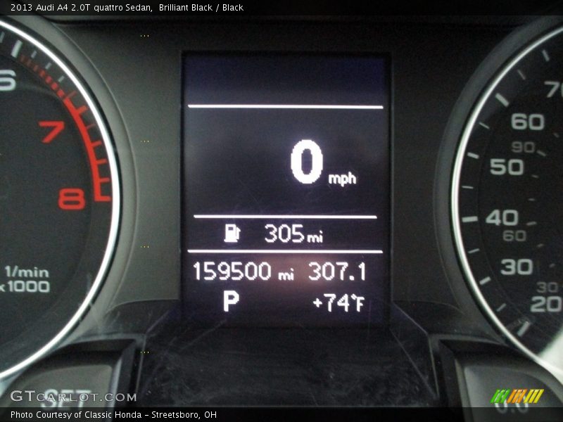 Brilliant Black / Black 2013 Audi A4 2.0T quattro Sedan