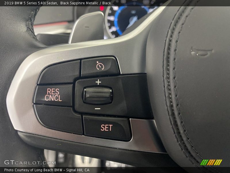 Black Sapphire Metallic / Black 2019 BMW 5 Series 540i Sedan