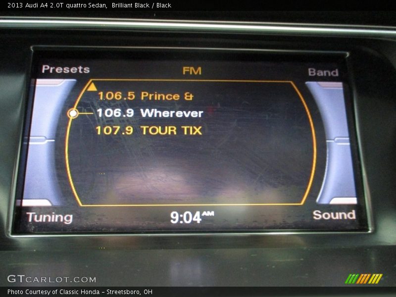 Brilliant Black / Black 2013 Audi A4 2.0T quattro Sedan