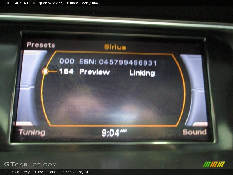 Brilliant Black / Black 2013 Audi A4 2.0T quattro Sedan