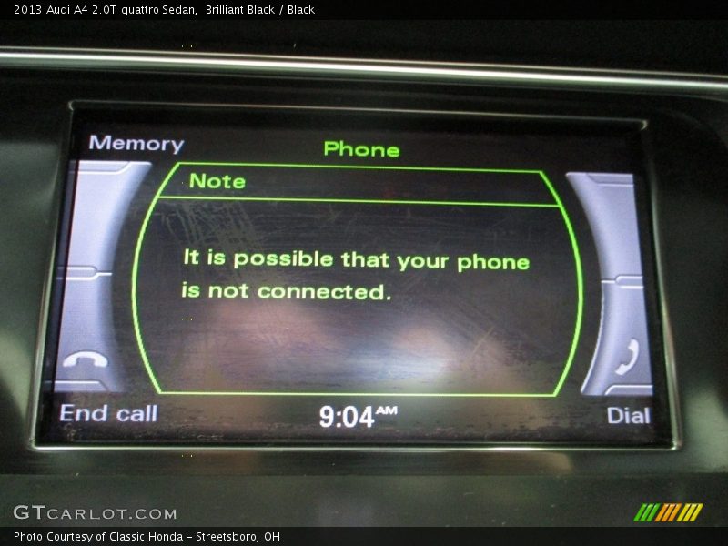 Brilliant Black / Black 2013 Audi A4 2.0T quattro Sedan