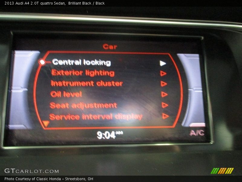 Brilliant Black / Black 2013 Audi A4 2.0T quattro Sedan