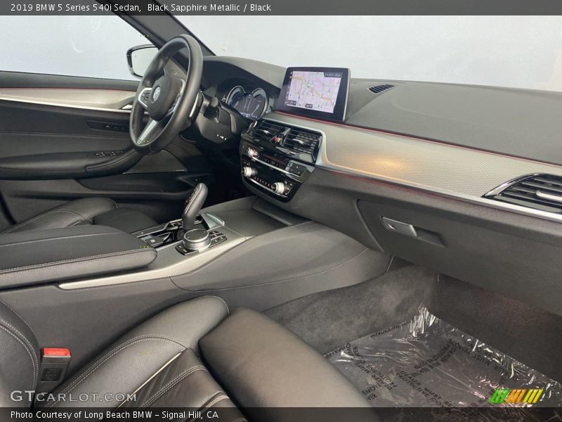 Black Sapphire Metallic / Black 2019 BMW 5 Series 540i Sedan