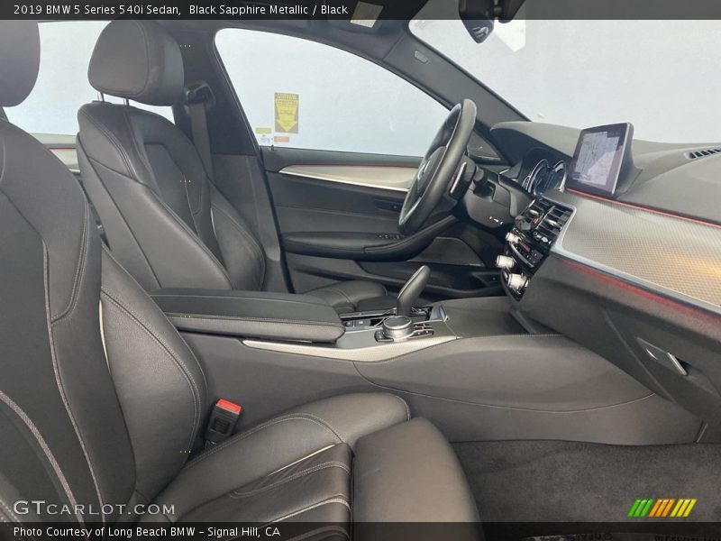 Black Sapphire Metallic / Black 2019 BMW 5 Series 540i Sedan