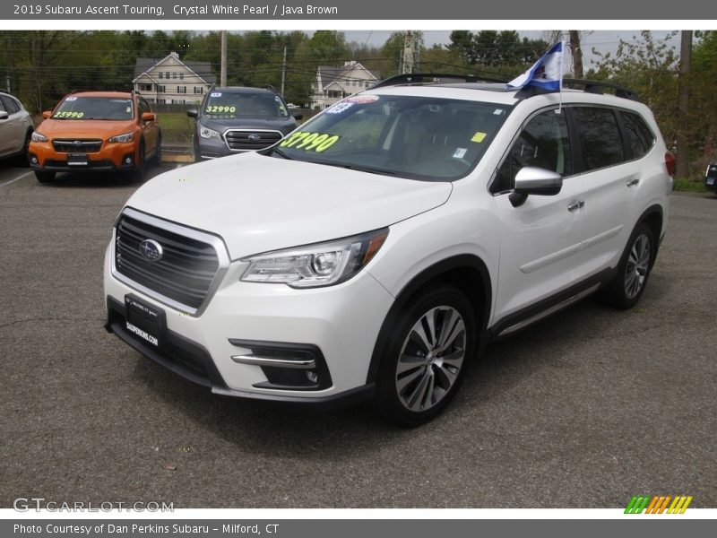 Crystal White Pearl / Java Brown 2019 Subaru Ascent Touring