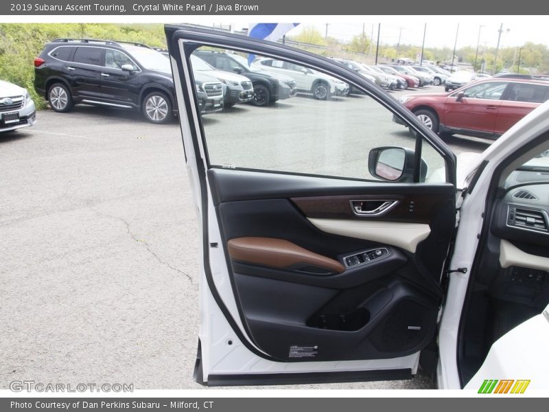 Crystal White Pearl / Java Brown 2019 Subaru Ascent Touring