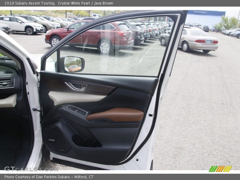 Crystal White Pearl / Java Brown 2019 Subaru Ascent Touring