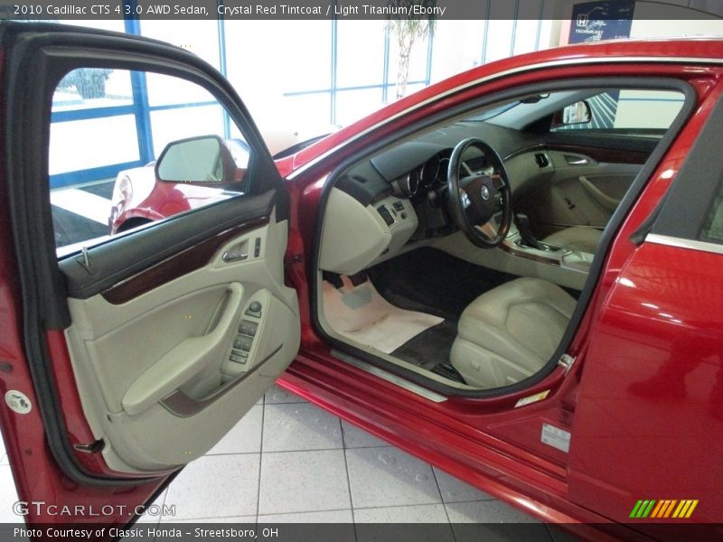 Crystal Red Tintcoat / Light Titanium/Ebony 2010 Cadillac CTS 4 3.0 AWD Sedan