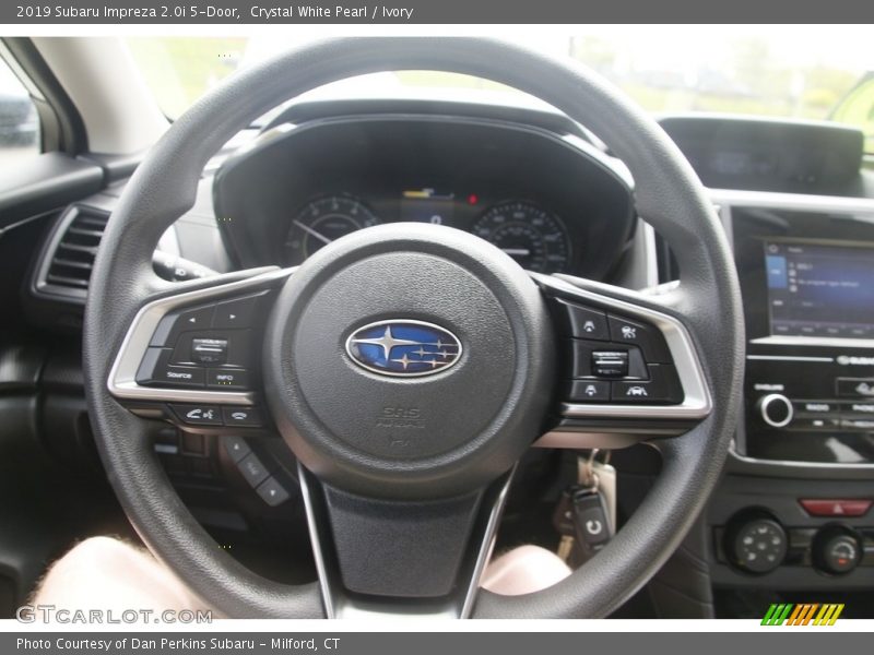 Crystal White Pearl / Ivory 2019 Subaru Impreza 2.0i 5-Door