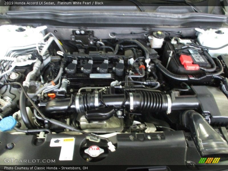 Platinum White Pearl / Black 2019 Honda Accord LX Sedan