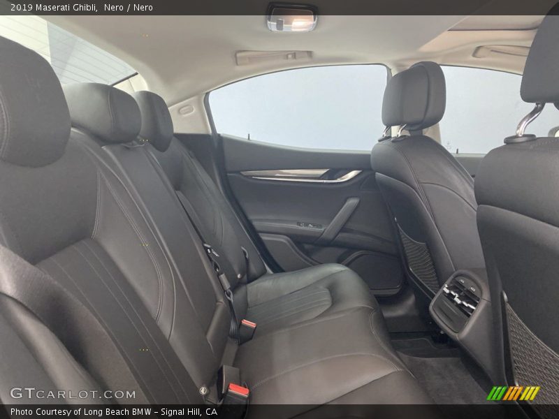 Rear Seat of 2019 Ghibli 