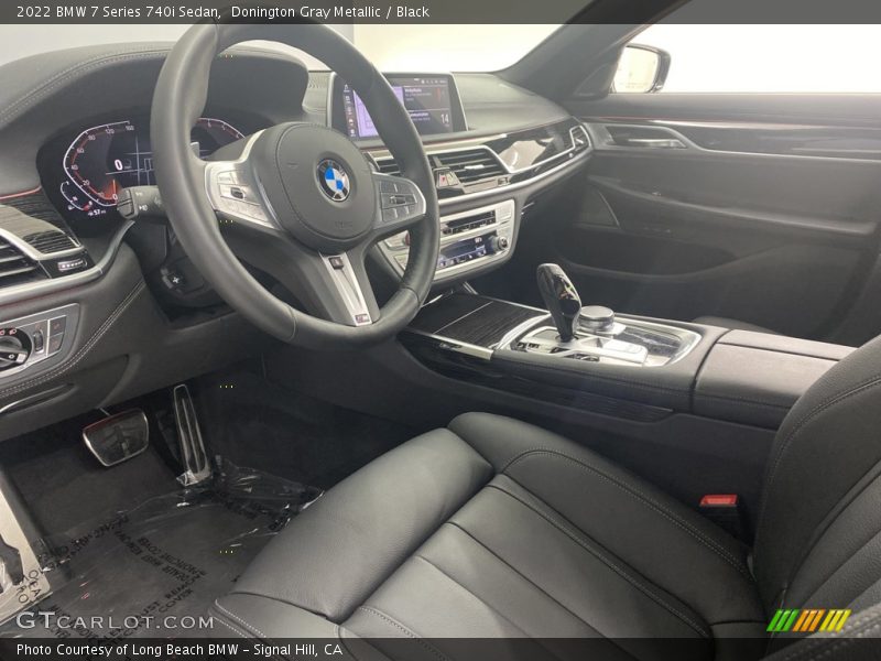  2022 7 Series 740i Sedan Black Interior